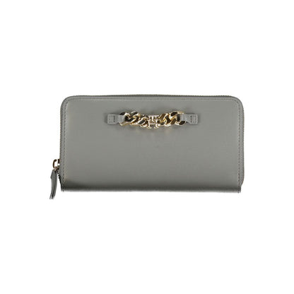 Tommy Hilfiger Cartera de poliuretano gris para mujer