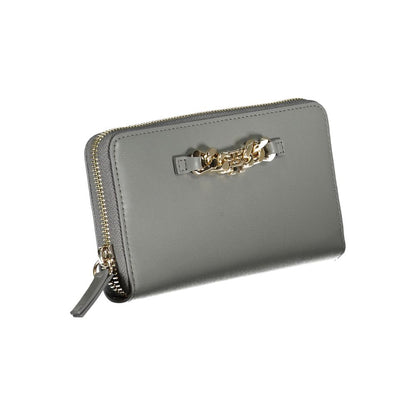 Tommy Hilfiger Cartera de poliuretano gris para mujer