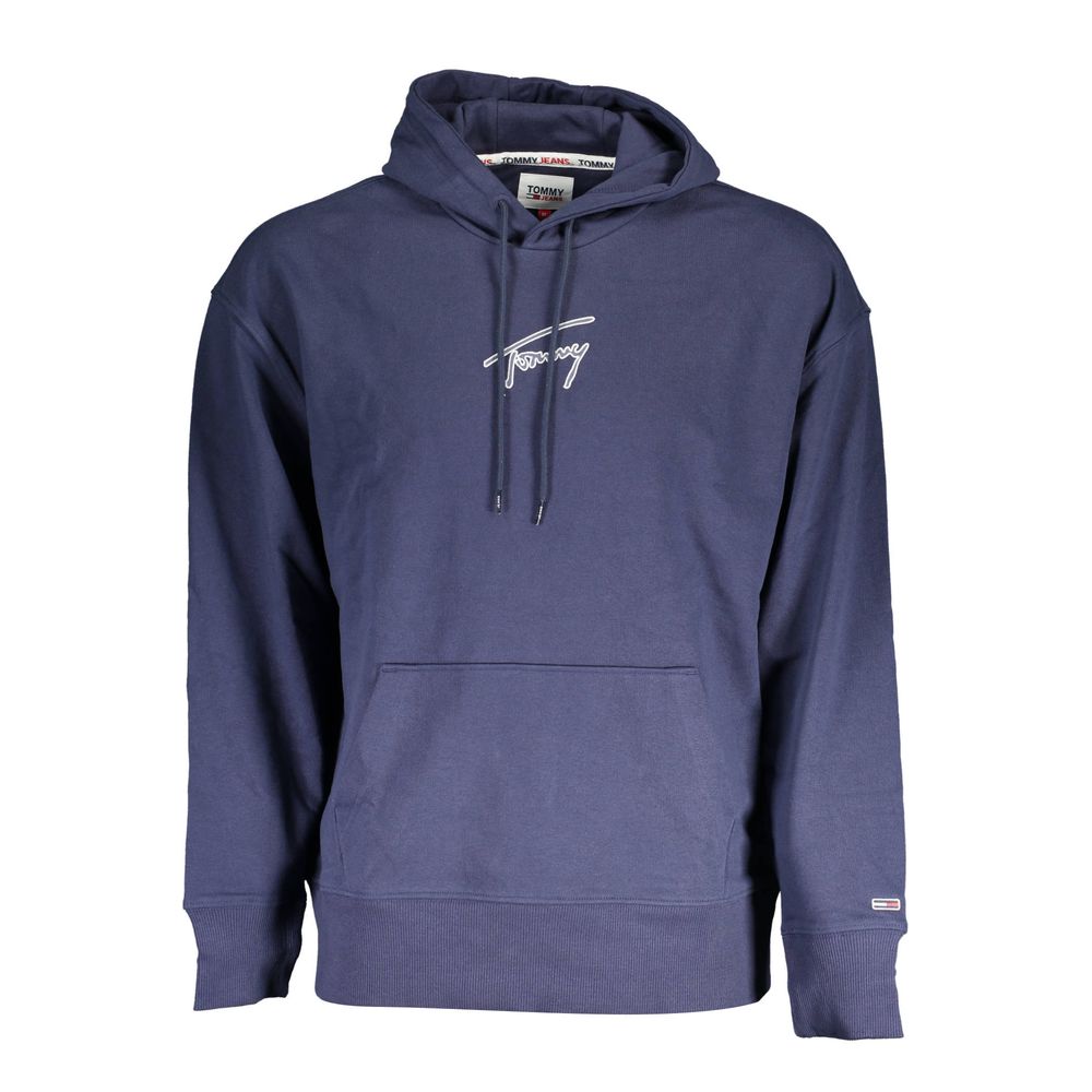 Sudadera con capucha Tommy Hilfiger de algodón azul para hombre