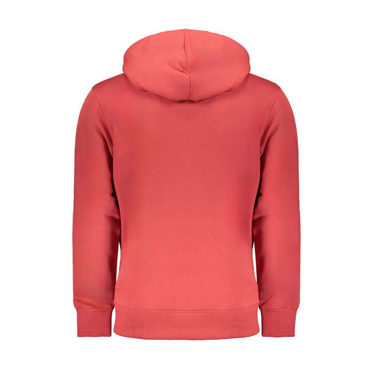Sudadera roja de algodón para hombre Calvin Klein