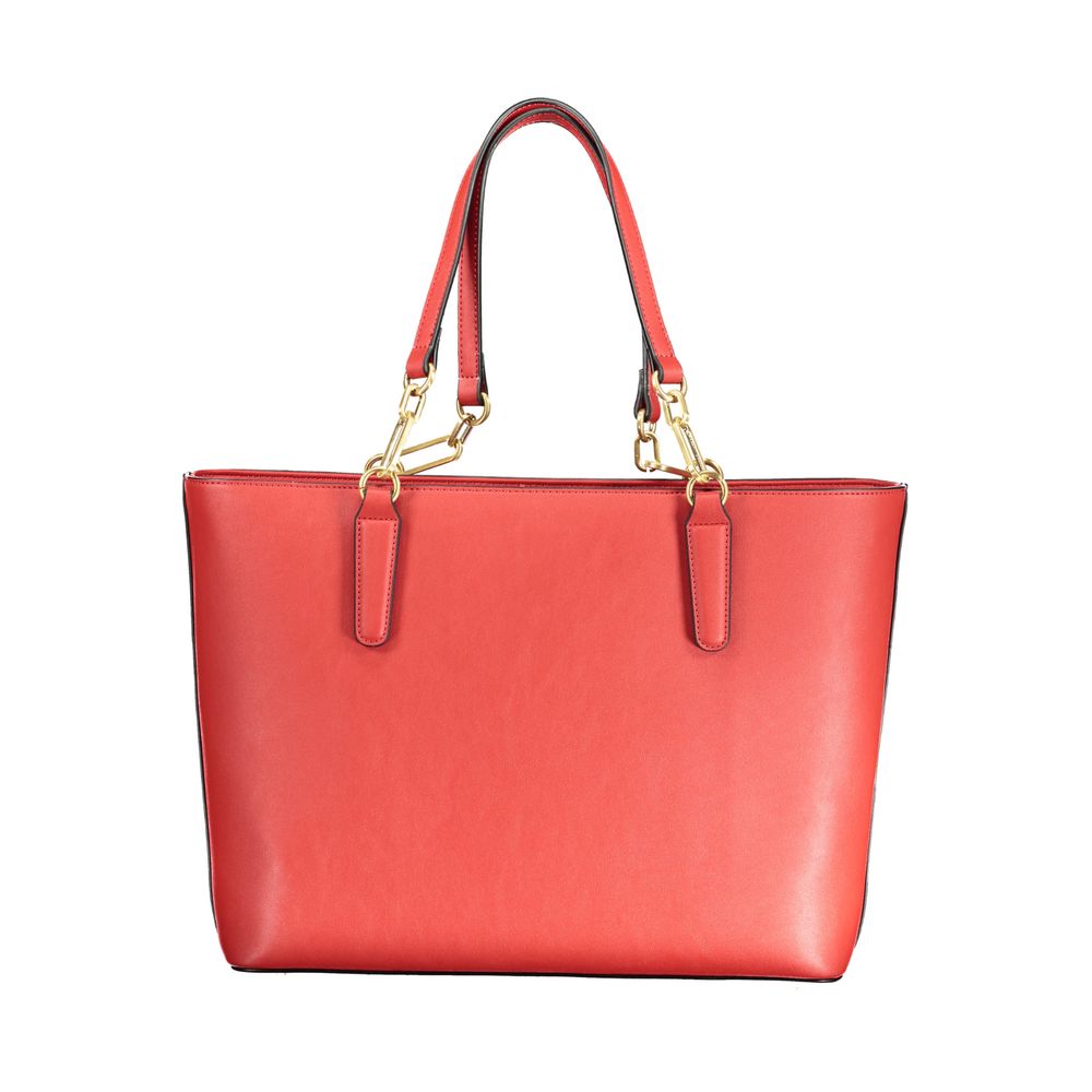 Bolso de poliuretano rojo para mujer Mario Valentino