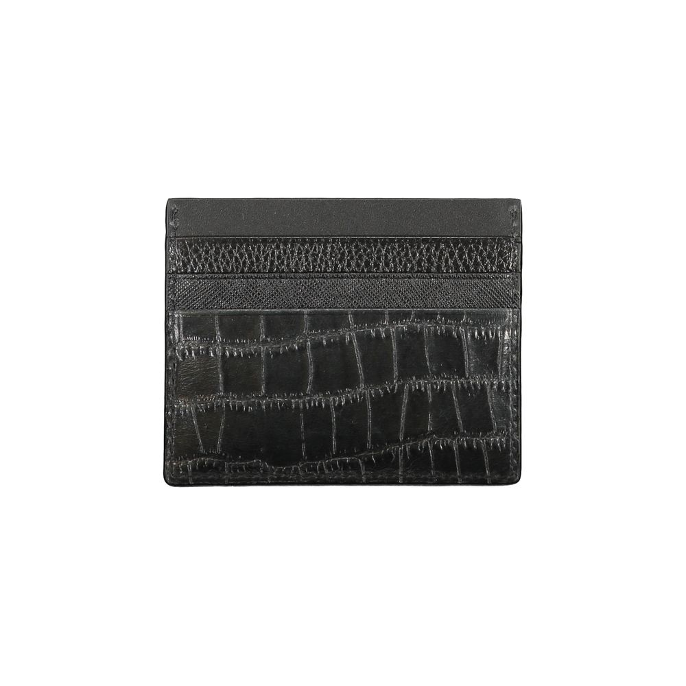Tommy Hilfiger Black Leather Men's Wallet