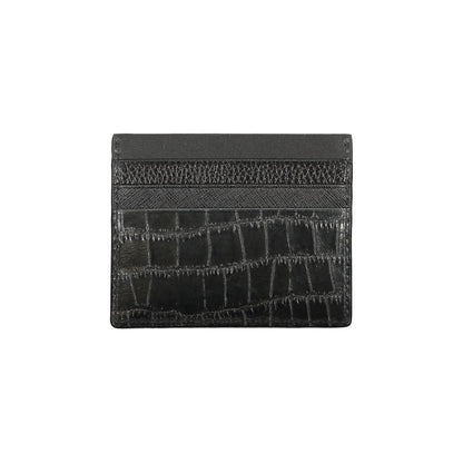 Tommy Hilfiger Black Leather Men's Wallet