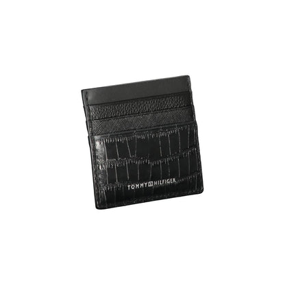 Tommy Hilfiger Black Leather Men's Wallet