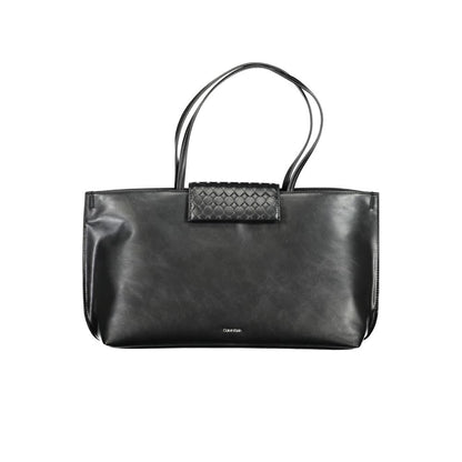 Bolso de mano Calvin Klein negro de poliéster para mujer
