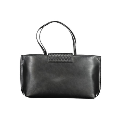 Bolso de mano Calvin Klein negro de poliéster para mujer