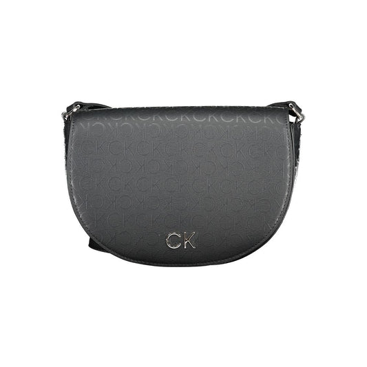 Bolso de Hombro de Poliuretano Negro Calvin Klein para Mujer