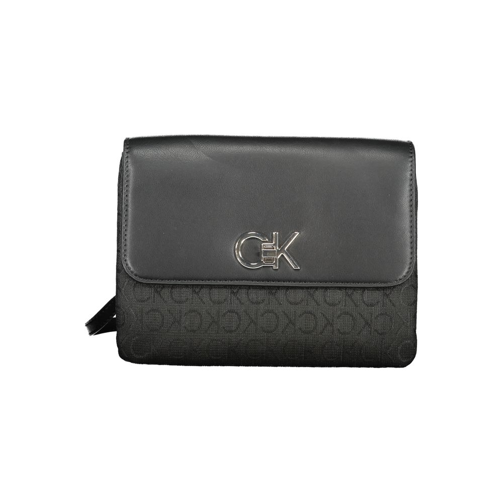 Bolso de mano Calvin Klein negro de poliéster para mujer