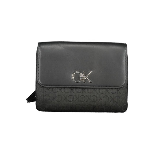 Bolso de mano Calvin Klein negro de poliéster para mujer