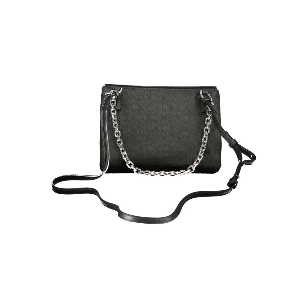 Bolso de mano Calvin Klein negro de poliéster para mujer