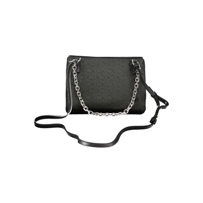 Bolso de mano Calvin Klein negro de poliéster para mujer