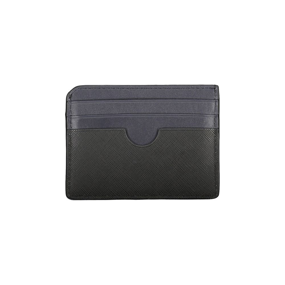 Cartera de cuero negro para hombre Tommy Hilfiger