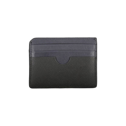 Cartera de cuero negro para hombre Tommy Hilfiger
