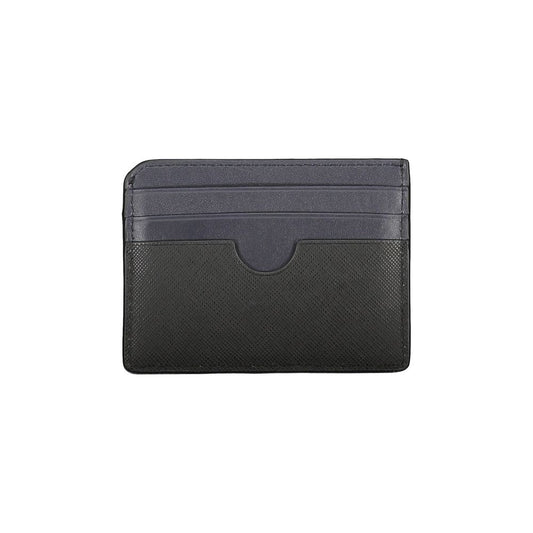 Portefeuille homme en cuir noir Tommy Hilfiger