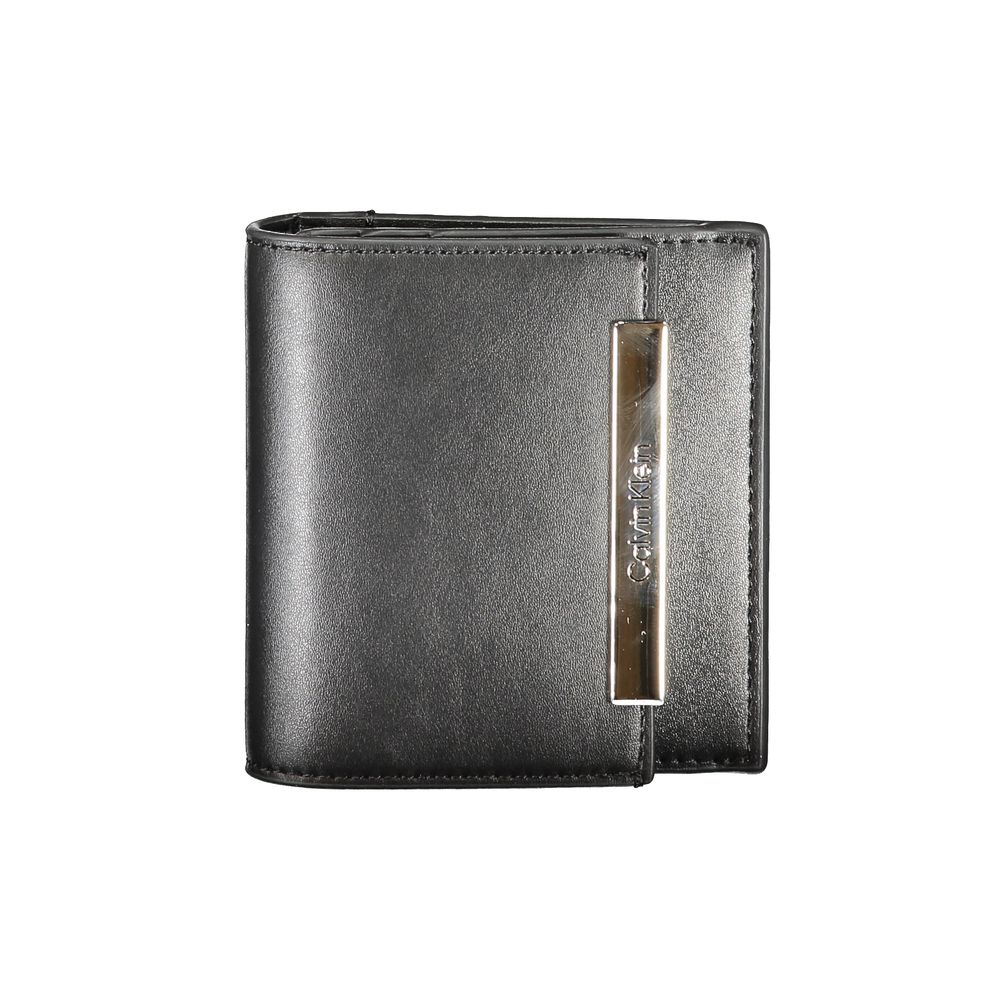 Portefeuille Calvin Klein pour femme en polyuréthane noir