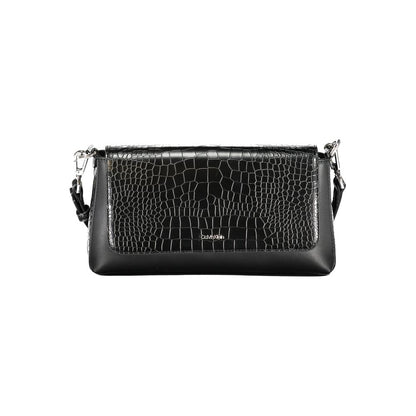 Bolso de mano Calvin Klein de poliuretano negro para mujer