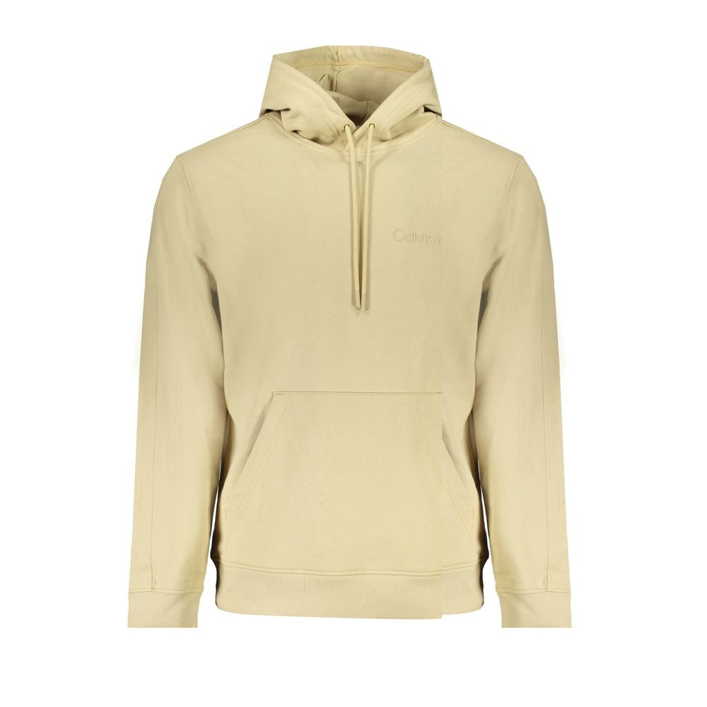 Sudadera Calvin Klein de algodón beige para hombre
