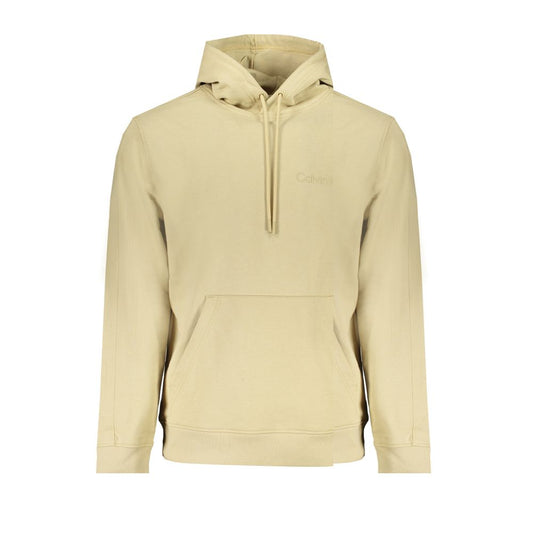 Sudadera Calvin Klein de algodón beige para hombre