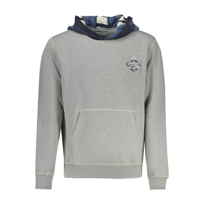 Sudadera de algodón gris para hombre Guess Jeans