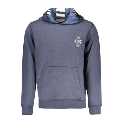 Guess Jeans Blue Cotton Men's Hoodie