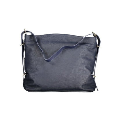 Bolso de mujer Mario Valentino azul de poliuretano con asa de hombro
