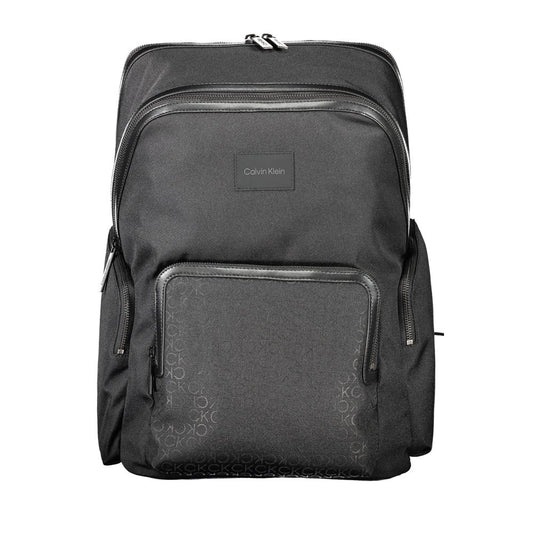 Mochila Calvin Klein negra de poliéster para hombre
