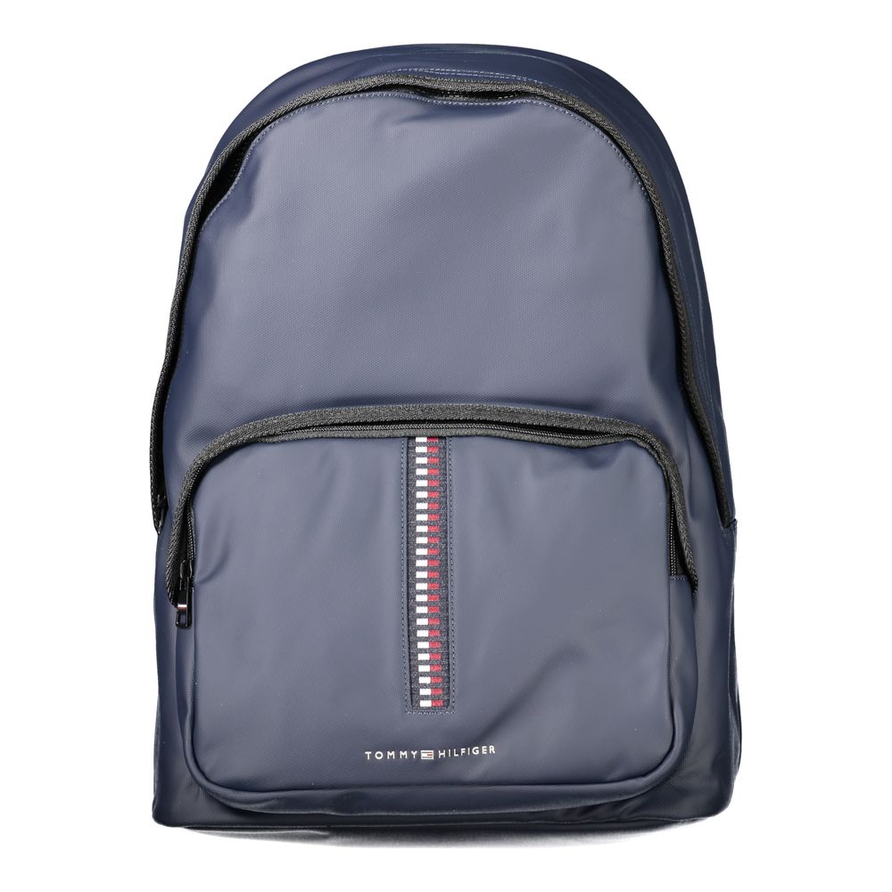 Mochila de poliuretano azul Tommy Hilfiger para hombre
