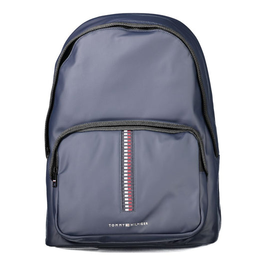 Mochila de poliuretano azul Tommy Hilfiger para hombre
