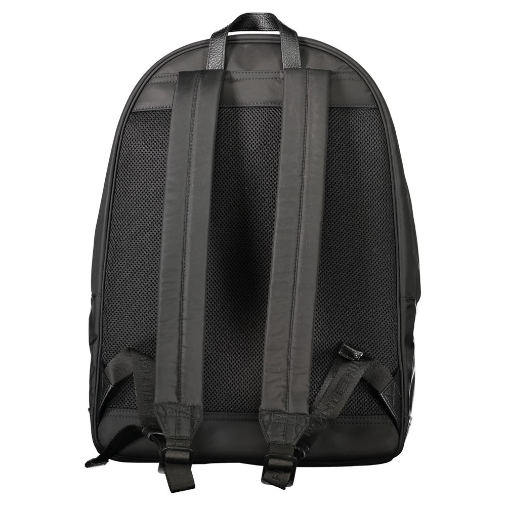 Mochila Tommy Hilfiger para hombre de poliéster negro