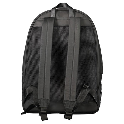 Mochila Tommy Hilfiger para hombre de poliéster negro
