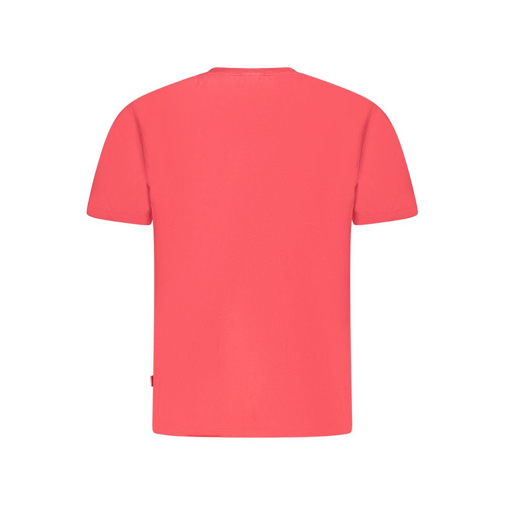 Camiseta de algodón para hombre Pepe Jeans Rosso