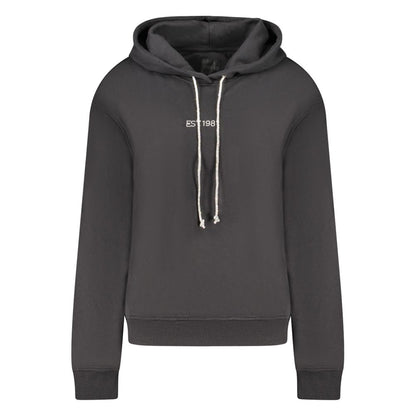 Sudadera de algodón negra para mujer Guess Jeans