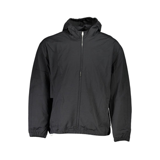Chaqueta de algodón negra Calvin Klein para hombre