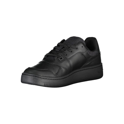 Zapatillas Tommy Hilfiger de piel negra para mujer