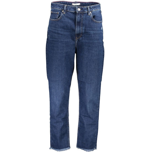 Jeans de algodón azul para mujer Tommy Hilfiger