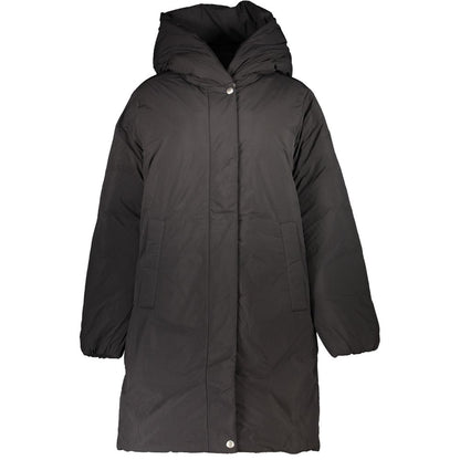 Chaqueta de poliéster negra para mujer Tommy Hilfiger