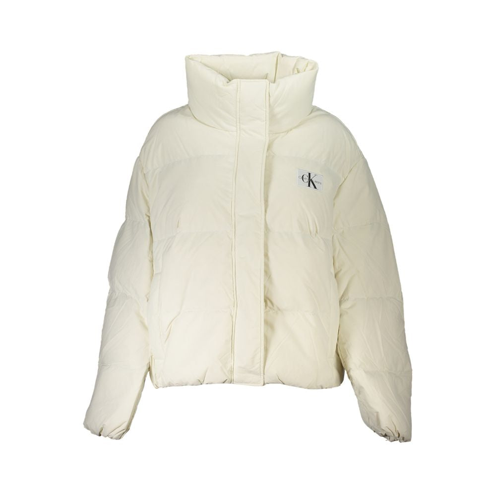 Chaqueta Calvin Klein de poliamida blanca para mujer