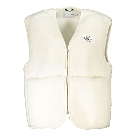 Chaleco Calvin Klein Bianco de poliéster para mujer
