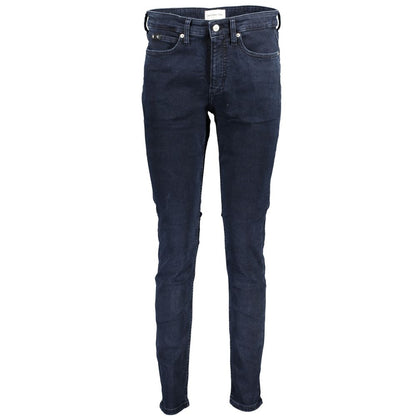 Calvin Klein - Pantalón vaquero skinny de algodón azul para mujer