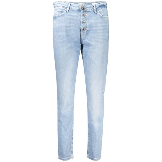 Guess Jeans Azzurro Jeans de algodón para mujer