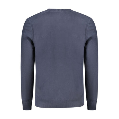Camiseta de manga larga de algodón azul para hombre Hugo Boss