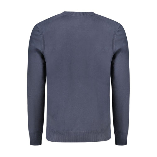 Camiseta de manga larga de algodón azul para hombre Hugo Boss