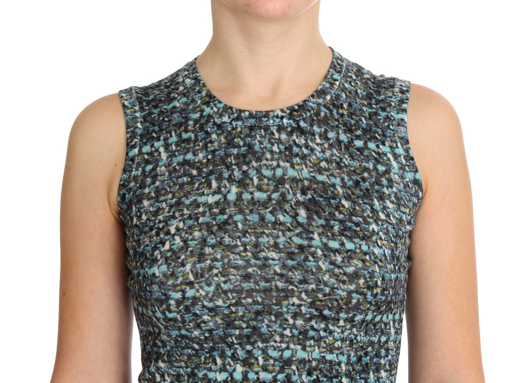 Chaleco de lana azul Dolce & Gabbana sin mangas