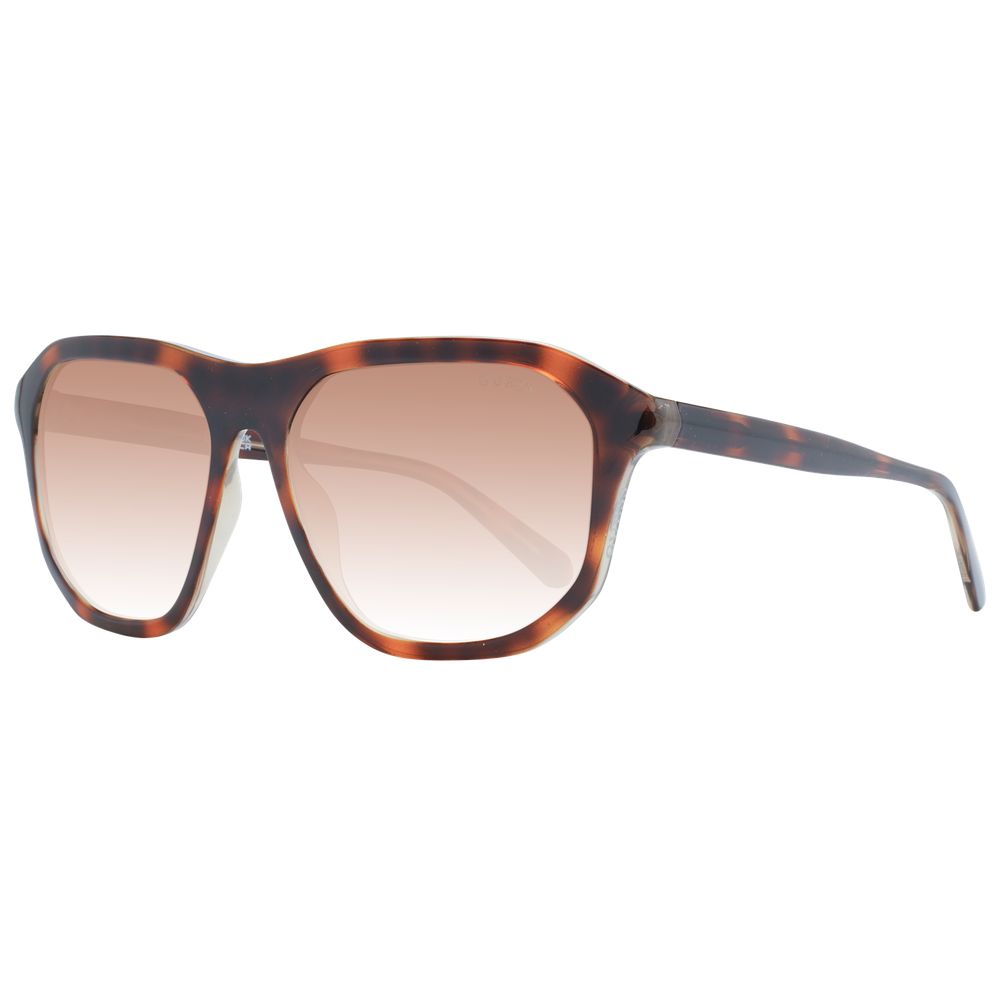 Gafas de sol de plástico Guess marrones