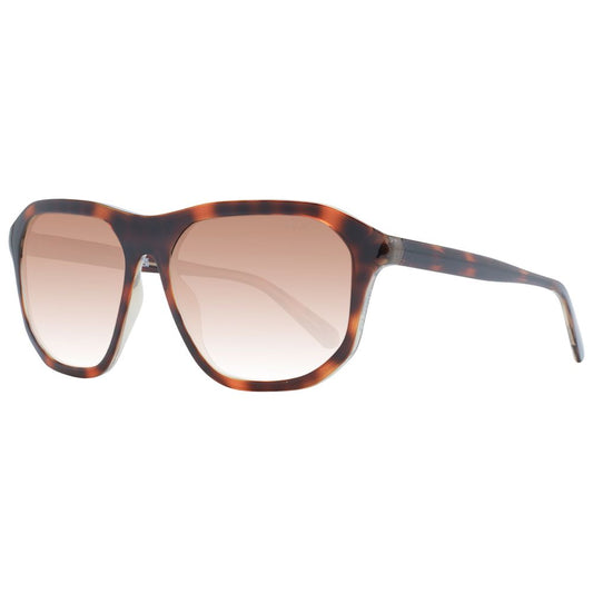 Gafas de sol de plástico Guess marrones