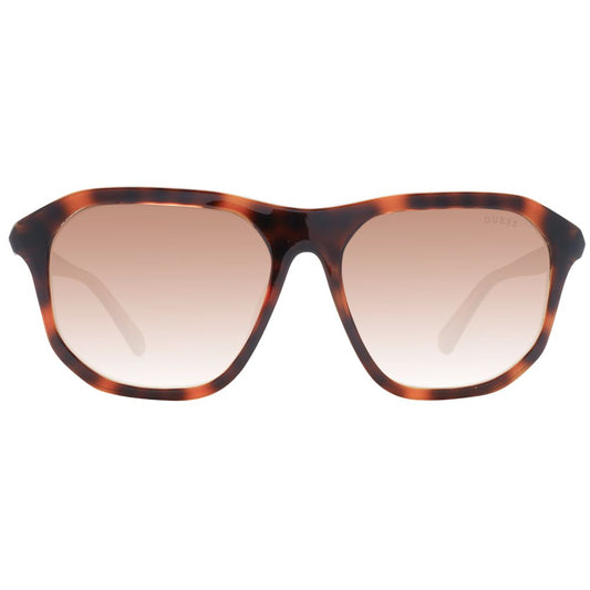 Gafas de sol de plástico Guess marrones