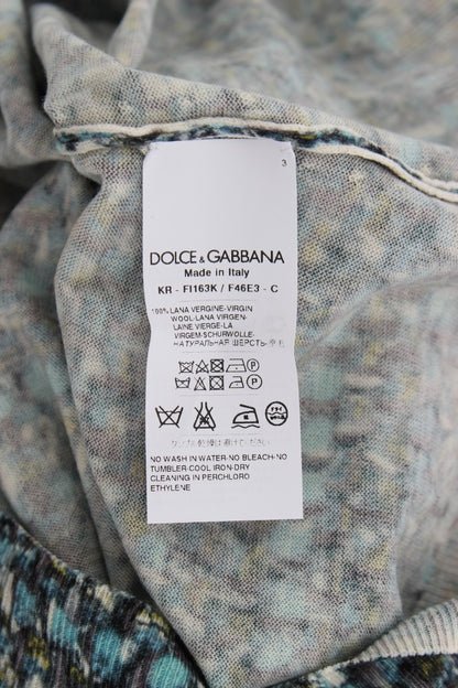 Chaleco de lana azul Dolce & Gabbana sin mangas