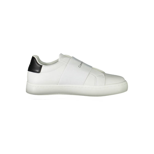 Calvin Klein Zapatillas de Poliéster Blanco para Mujer