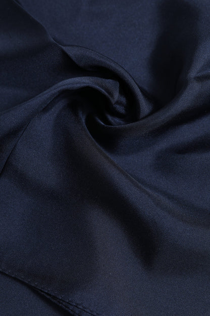 Pañuelo cuadrado de seda azul oscuro Dolce & Gabbana para hombre