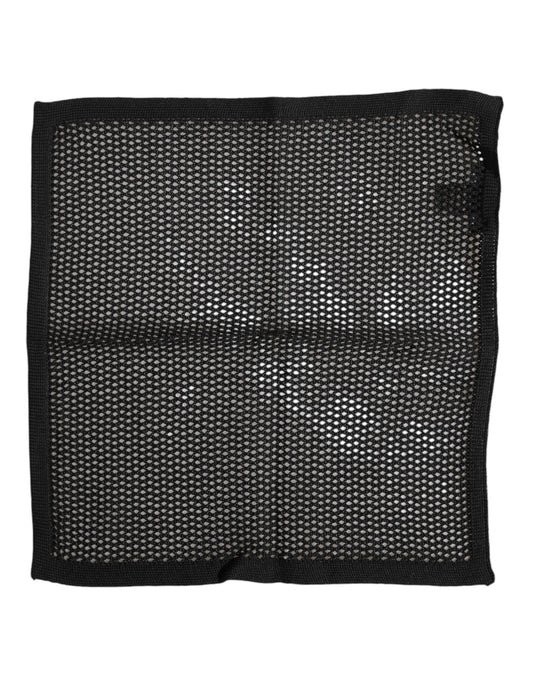 Pañuelo Cuadrado Foulard Dolce & Gabbana de Algodón Negro Estampado